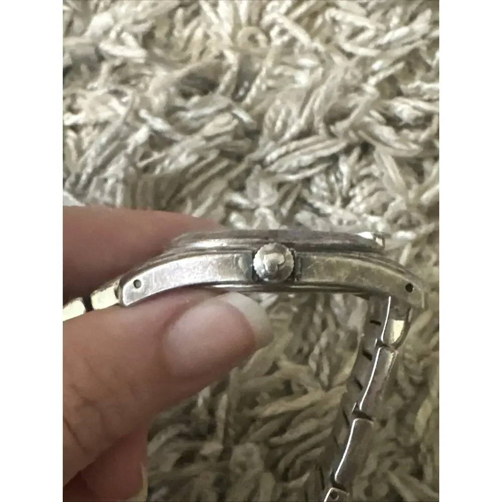 Brighton Dana Point Womens Watch 35mm Crystal Bezel Faux Tortoise Parts Only